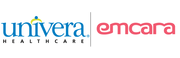 Logo for Univera and Emcara Health!