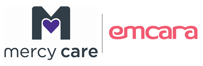 Logo for MercyCare and Emcara Health!